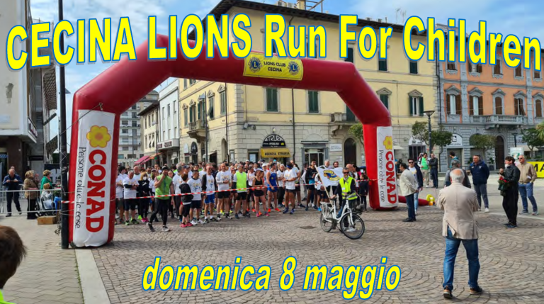 Cecina Lions Run for Children