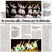 La Nazione - In trecento alla «Danza per la dislessia»