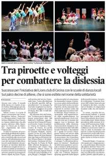 Il Tirreno - Tra piroette e volteggi per combattere la dislessia
