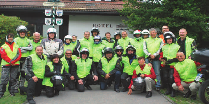 Il Bikers Lions Club in Germania, tra i castelli di Ludwig