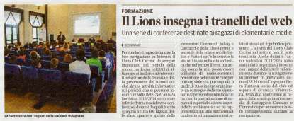 Il Lions insegna i tranelli del web