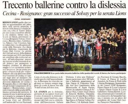 Trecento ballerine contro la dislessia
