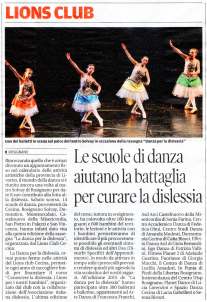 Le scuole di danza aiutano la battaglia per curare la dislessia