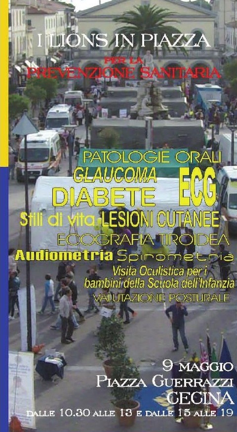 «I Lions in Piazza» per la prevenzione sanitaria: mille visite in una giornata