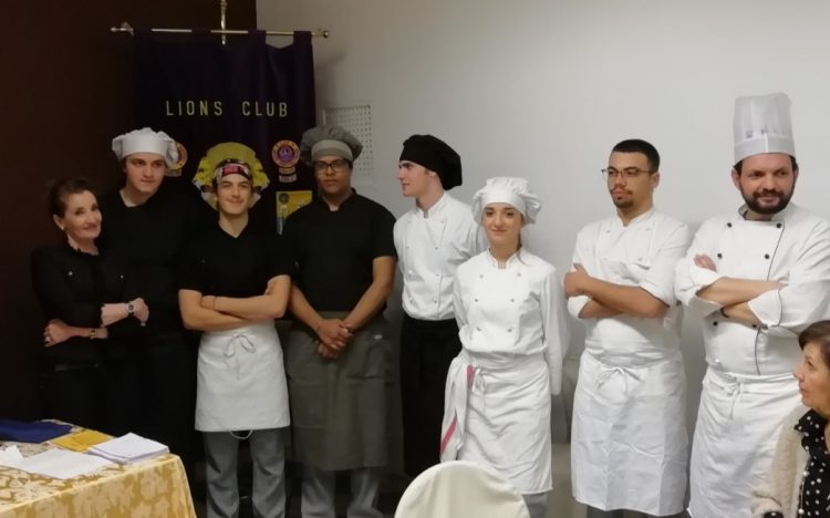 «Lions con Gusto» all'Istituto Alberghiero Enrico Mattei di Rosignano Solvay
