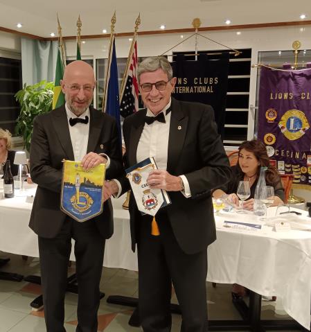Il Governatore del Distretto 108La ospite del Lions Club Cecina