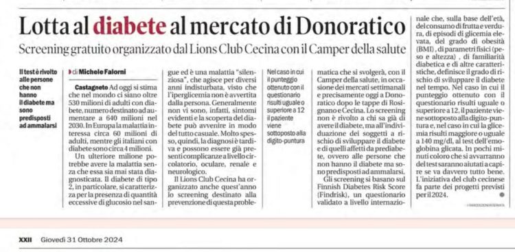 Il Tirreno 31 Ottobre 2024