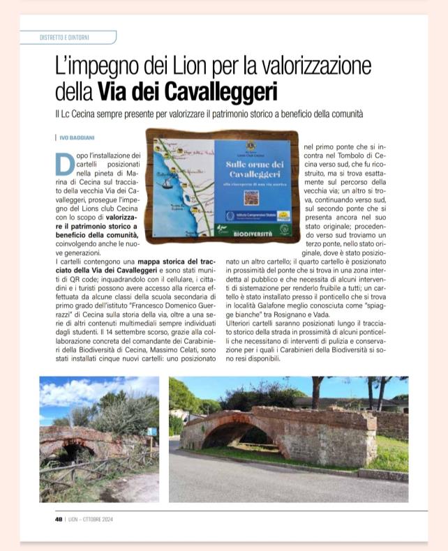 Rivista Lion ottobre 2024