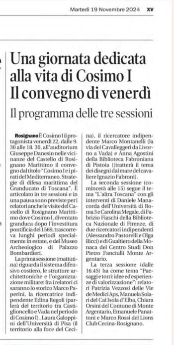 Il Tirreno 19 Novembre 2024