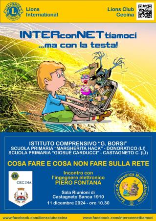 "INTERconNETtiamoci ... ma con la testa!" nelle scuole di Castagneto Carducci