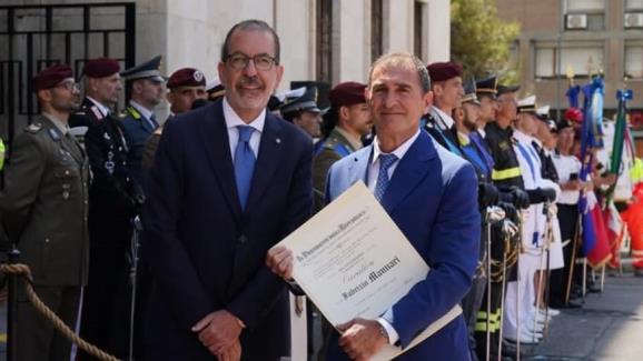 Fabrizio Mannari, Cavaliere della Repubblica
