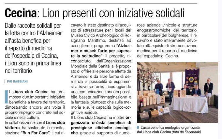 Rivista Lion maggio giugno 2025