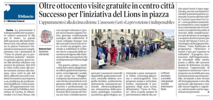 Il Tirreno 5 maggio 2025