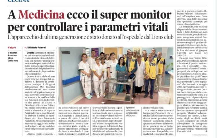 Il Tirreno 1 luglio 2025
