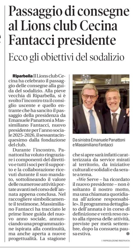 Il Tirreno 23 luglio 2025