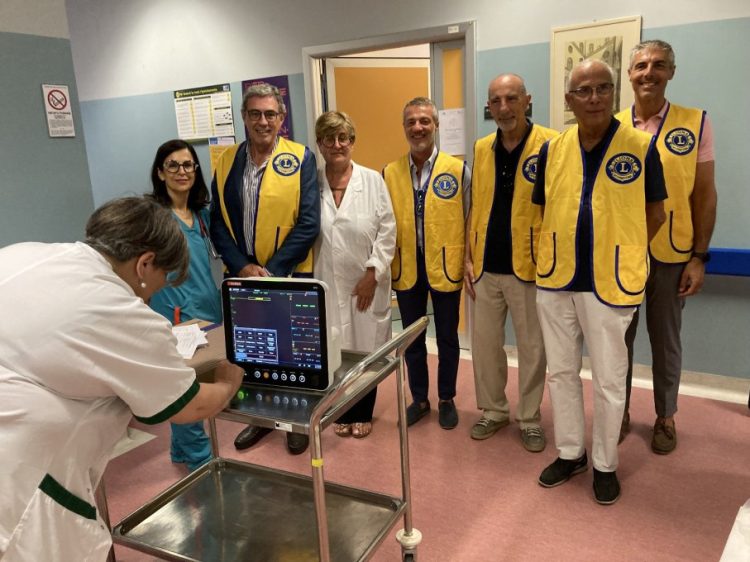Un monitor multiparametrico per il Reparto Medicina dell'Ospedale di Cecina