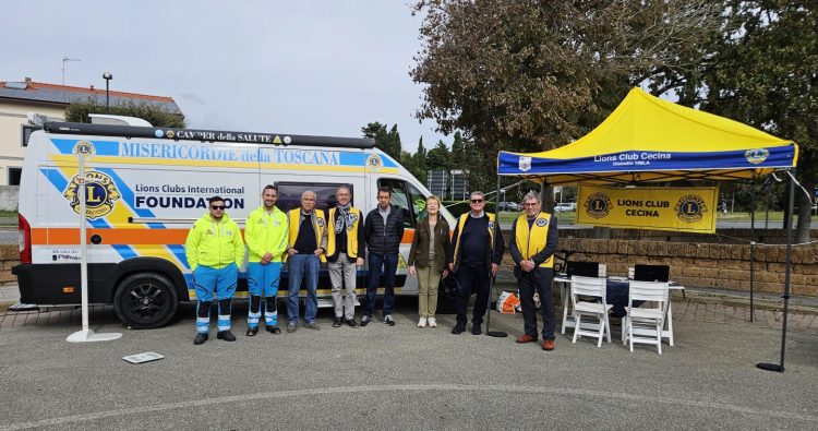 Il Lions Club Cecina in campo contro il diabete: torna il Camper della Salute